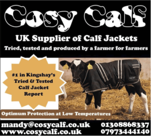 Number 1 in Kingshay's tried and tested calf jacket report. Optimum protection at low temperatures.